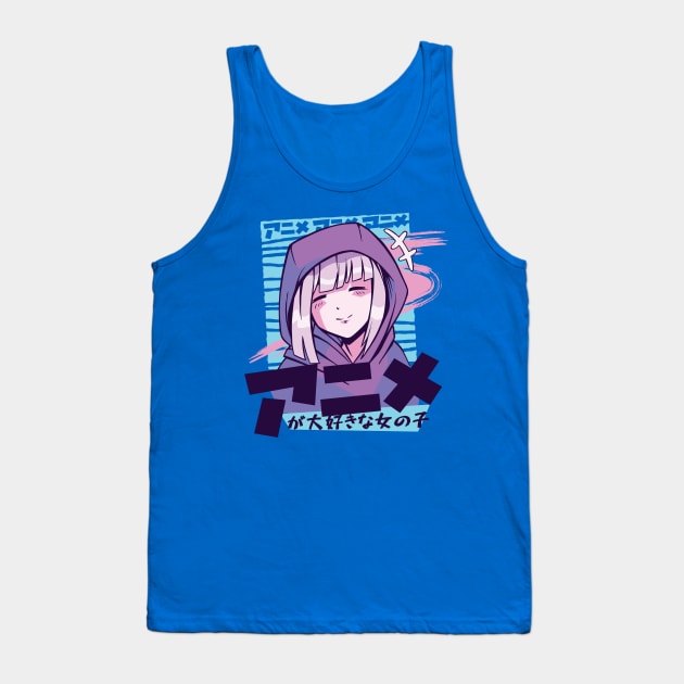 Joy Anime Manga Girl Tank Top by MajorCompany